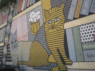 Hrabalovy kočky na Hrabalově zdi, autor: Tomáš*
