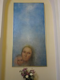 Madona s dítětem od Jiřího Anderleho v kostelíku sv.Matěje, autor: Tomáš*