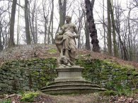 Socha bohyně lovu Diany v parku na Cibulce, autor: Tomáš*