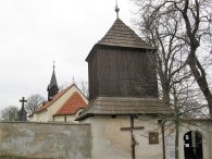 Kostel sv.Vavřince s dřevěnou zvonicí v Jinonicích (Butovicích), autor: Tomáš*