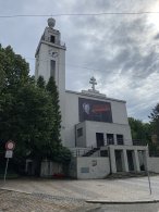 Kostel s aktuální upomínkou na justiční vraždu, autor: Petr