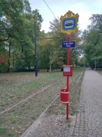 Tramvajová zastávka Planetárium, autor: Michal