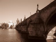 Karlův most, Staroměstská mostecká věž, kostel sv.Františka z Assisi a kostel sv.Salvátora, autor: Tomáš*
