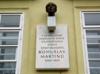 Pamětní deska Bohuslava Martinů na Kampě, autor: Tomáš*
