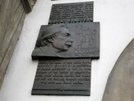 Pamětní deska Alberta Einsteina na Staroměstském náměstí, autor: Tomáš*