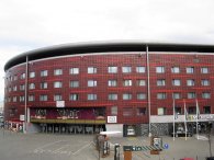 Hlavní brána fotbalového stadionu SK Slavia Praha, autor: Tomáš*