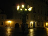 Rozsvěcování "zlobivé" plynové lampy kandelábru na Hradčanském náměstí, autor: Tomáš*