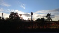 Meteorologická věž Libušín při západu slunce, autor: Meggi