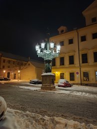 Kandelábr v Loretánské, autor: Andrea Kylarová