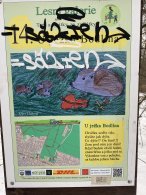 U ježka Bodlína. Pěkný obrázek. Pěkná básnička. Debilní sprejer., autor: Petr