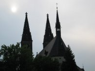 Věže kostela sv.Petra a Pavla v západu slunce, autor: Tomáš*